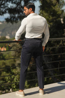 Calça Alfaiataria Amalfi Azul Marinho