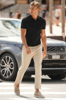 Calça Alfaiataria Ecensse Amalfi Caqui