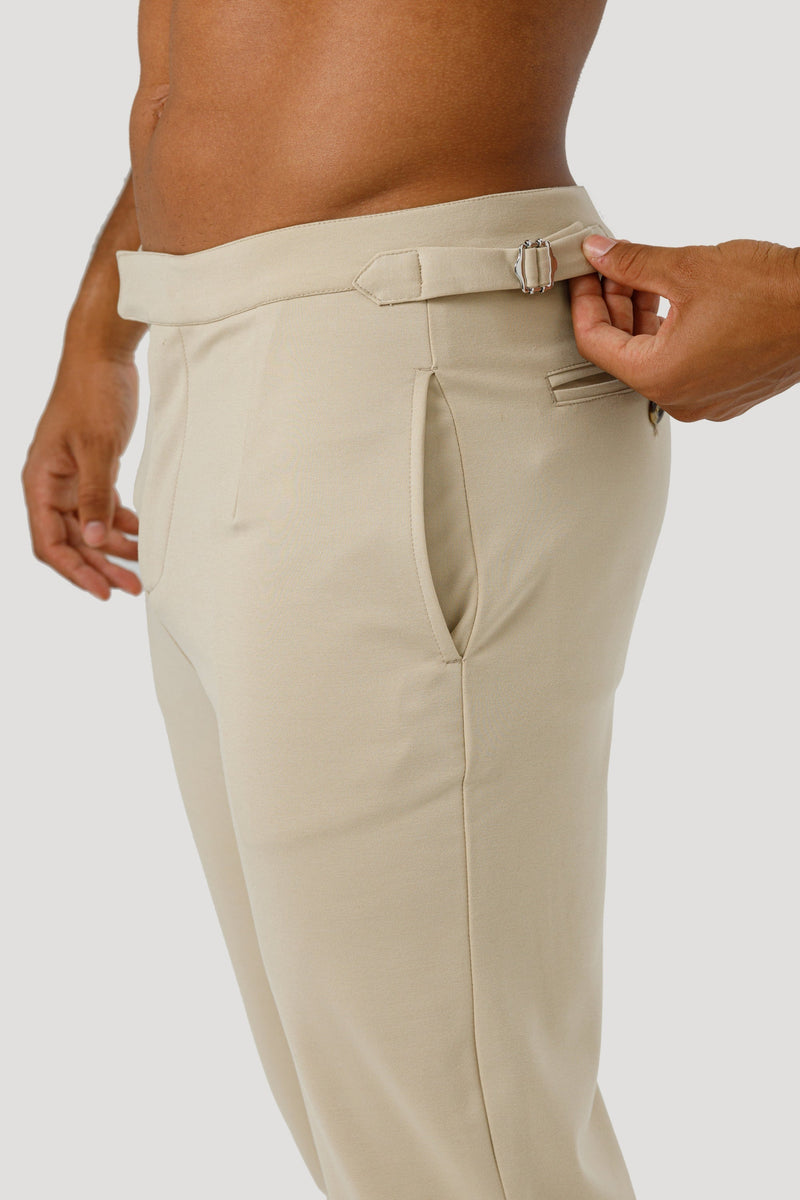 Calça Alfaiataria Ecensse Amalfi Caqui