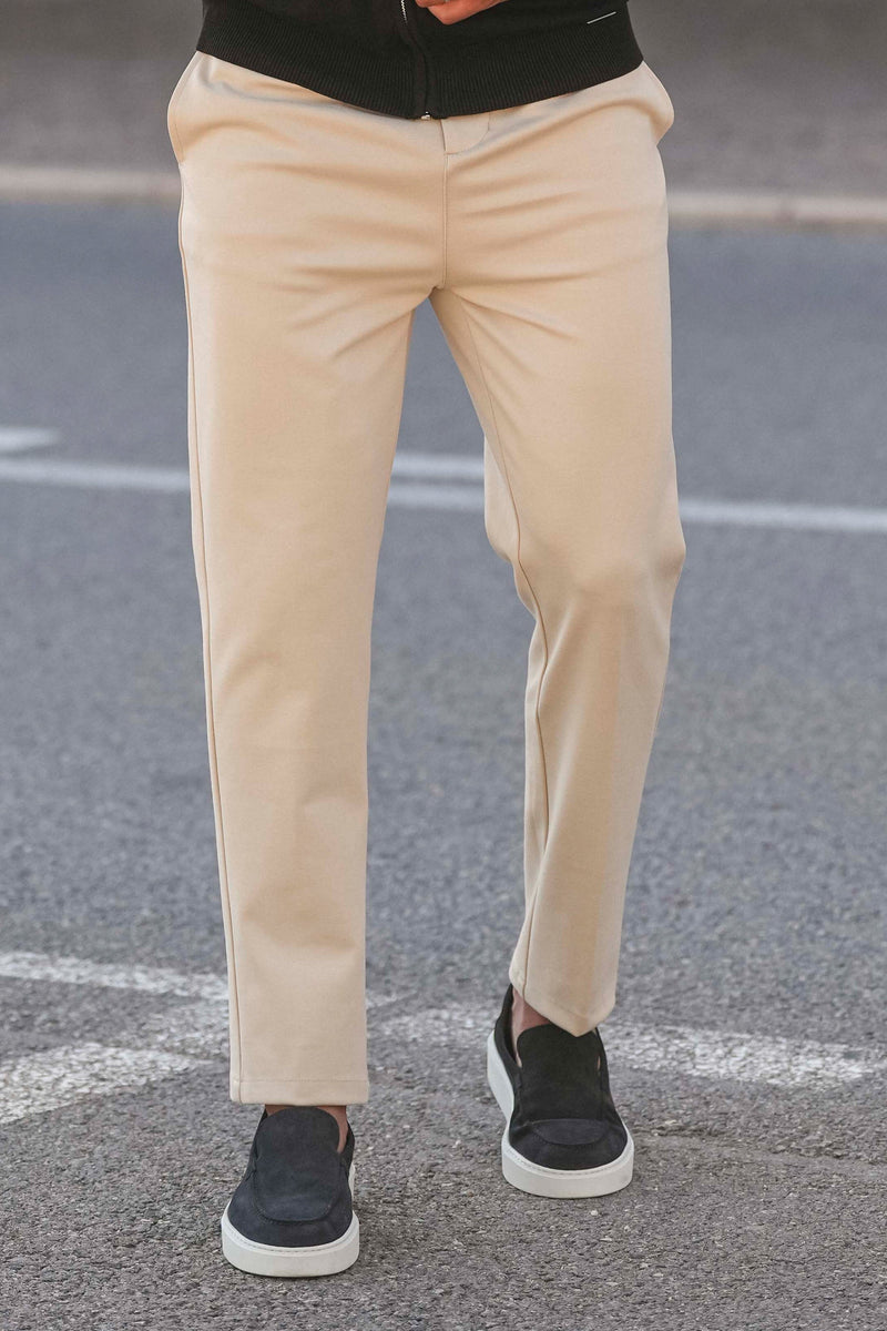 Calça Alfaiataria Ecensse Amalfi Caqui
