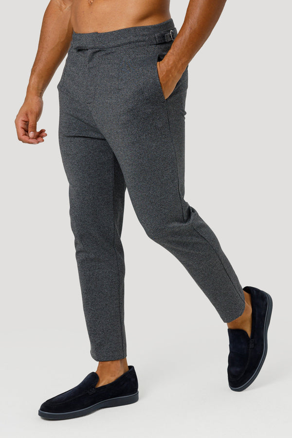 Calça Alfaiataria Ecensse Amalfi Cinza Chumbo